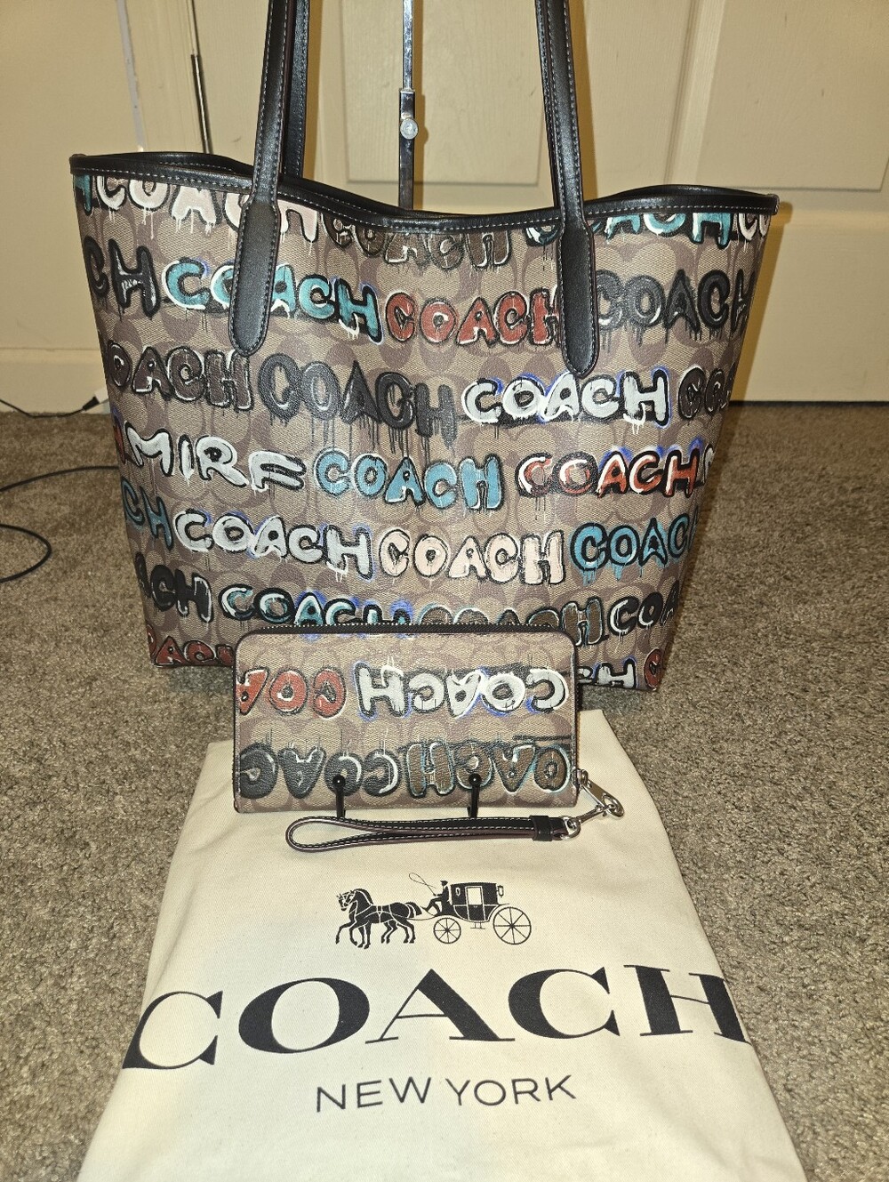 Coach x Mint + Serf City Tote Bag & Wallet - Picture 5 of 16